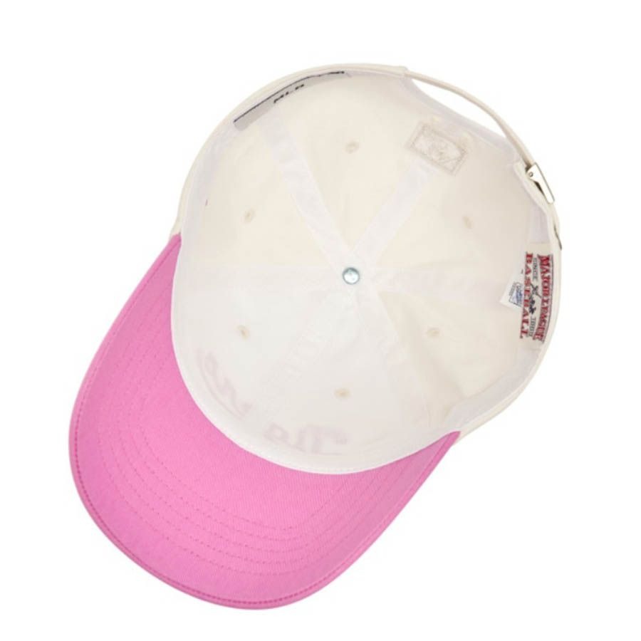 422 -  Nón MLB Unstructured Ball cap - Trắng Kem Hồng - Tigers [HÀNG CHÍNH HÃNG]