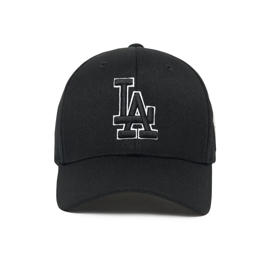 1062 -  Nón MLB LA Dodgers Diamond Stamp Border Black White - Code 3ACP8501N 07BKS [HÀNG CHÍNH HÃNG]