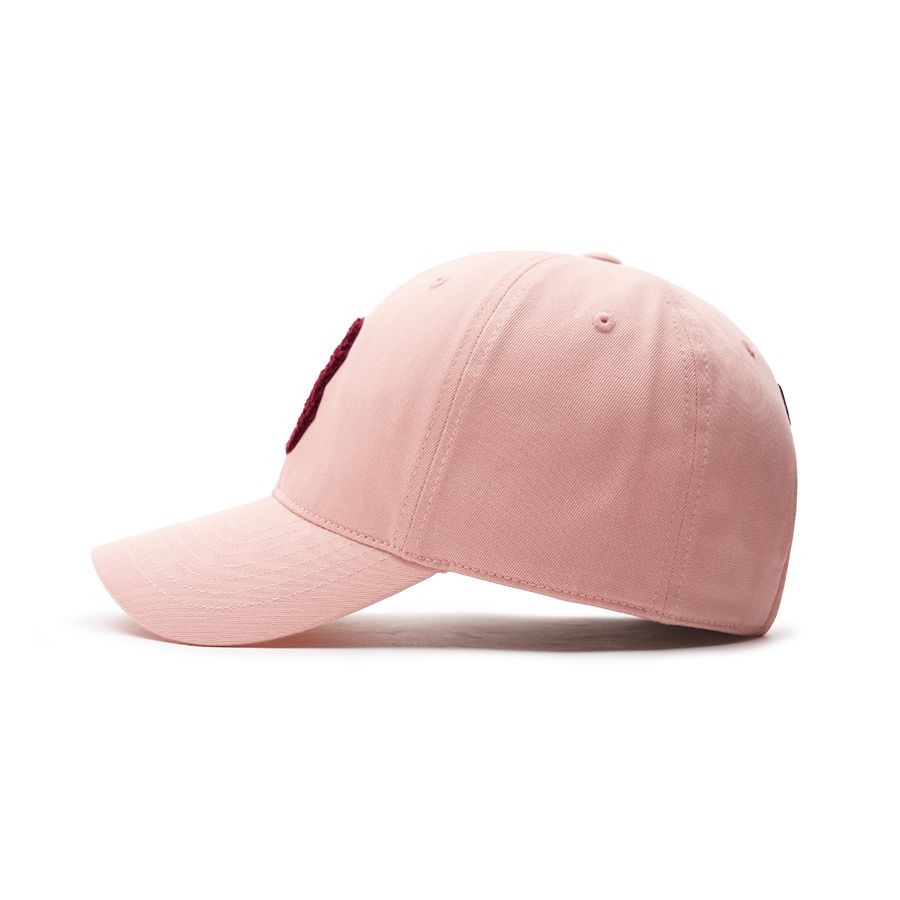 435 -  Nón MLB Unstructured Ball cap - Hồng - B Đỏ Xù [HÀNG CHÍNH HÃNG]