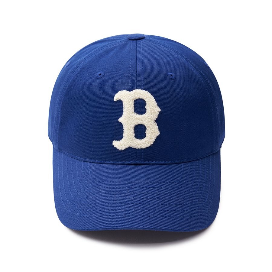 434 -  Nón MLB Unstructured Ball cap -Xanh Dương - B Trắng To [HÀNG CHÍNH HÃNG]
