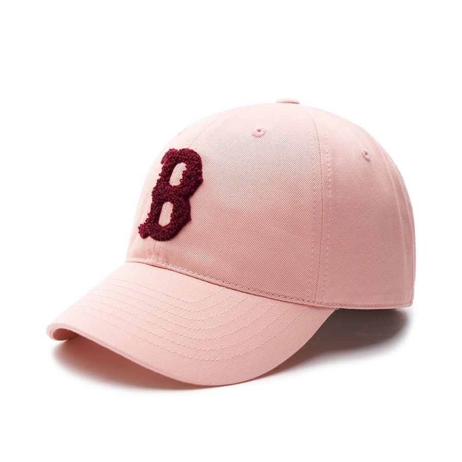 435 -  Nón MLB Unstructured Ball cap - Hồng - B Đỏ Xù [HÀNG CHÍNH HÃNG]