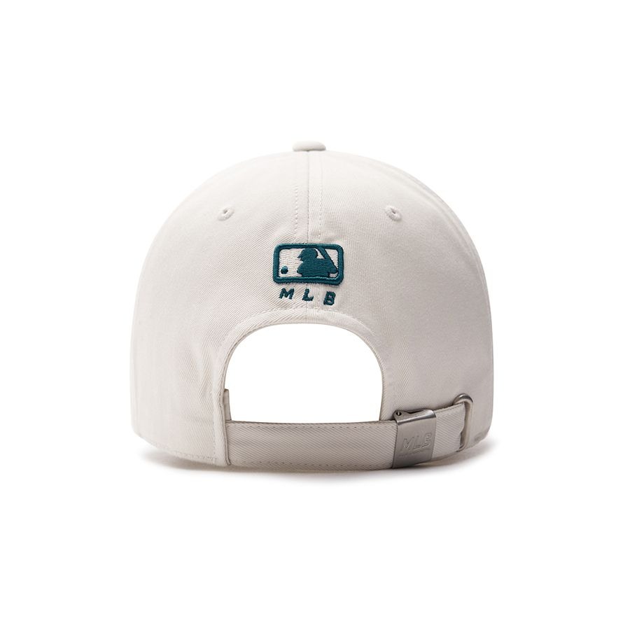 433 -  Nón MLB Unstructured Ball cap - Trắng Kem - LA Xanh Lá [HÀNG CHÍNH HÃNG]