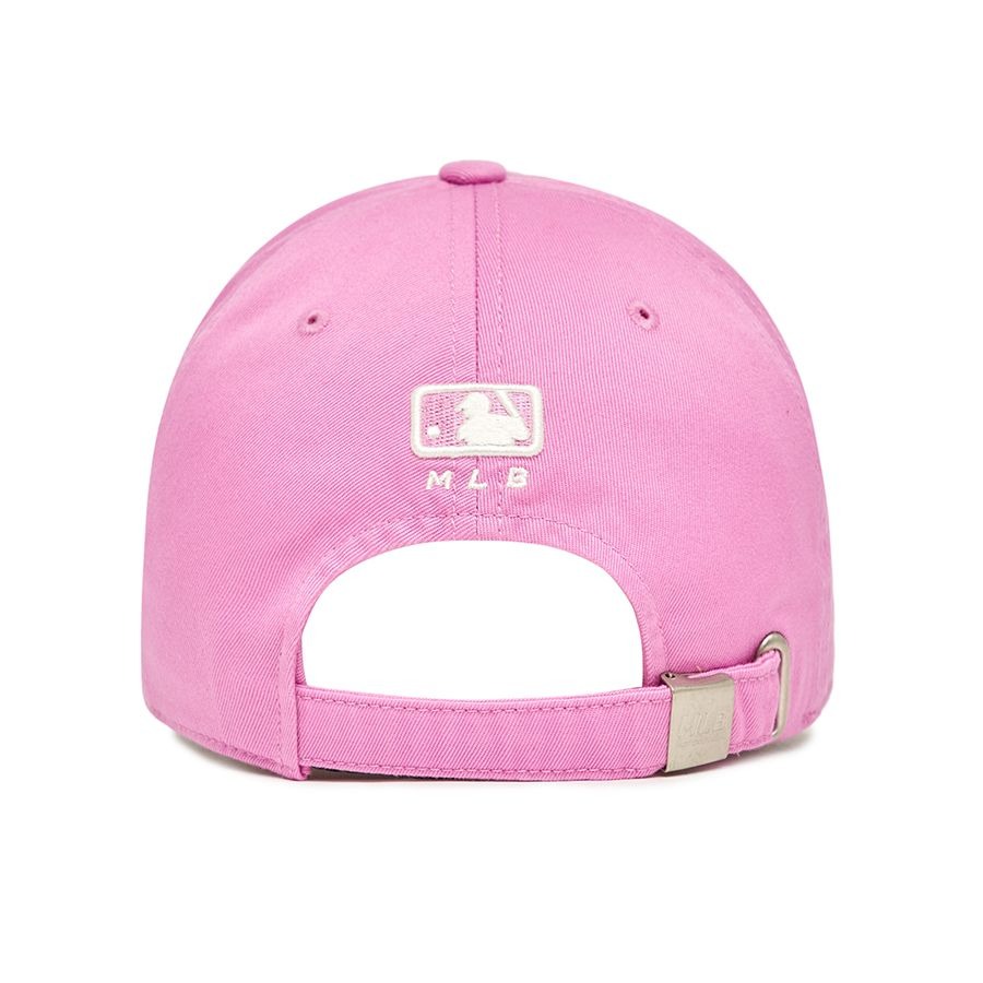 428 -  Nón MLB Unstructured Ball cap - Hồng - Ny Trắng To [HÀNG CHÍNH HÃNG]