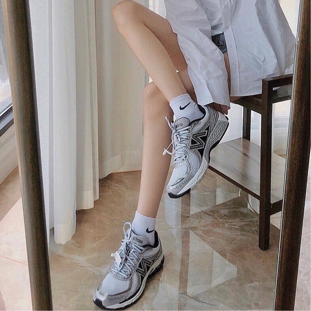 2090 - Giày New Balance 860v2 White Silver Black ML860XD [HÀNG CHÍNH HÃNG]