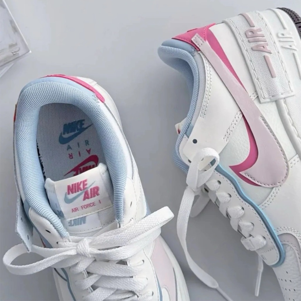 2617 - Giày Nike Air Force 1 Shadow White Pink Blue IQ9803-161 [HÀNG CHÍNH HÃNG]
