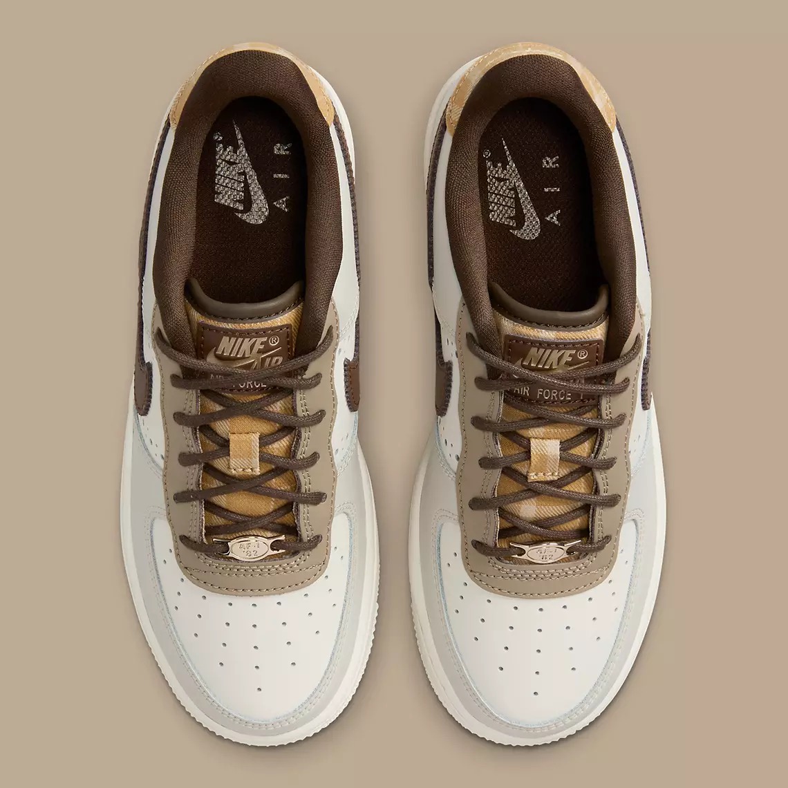 733 -  Giày Nike Air Force 1 LV8 Brogue Sail Brown FV3702 121 [HÀNG CHÍNH HÃNG]