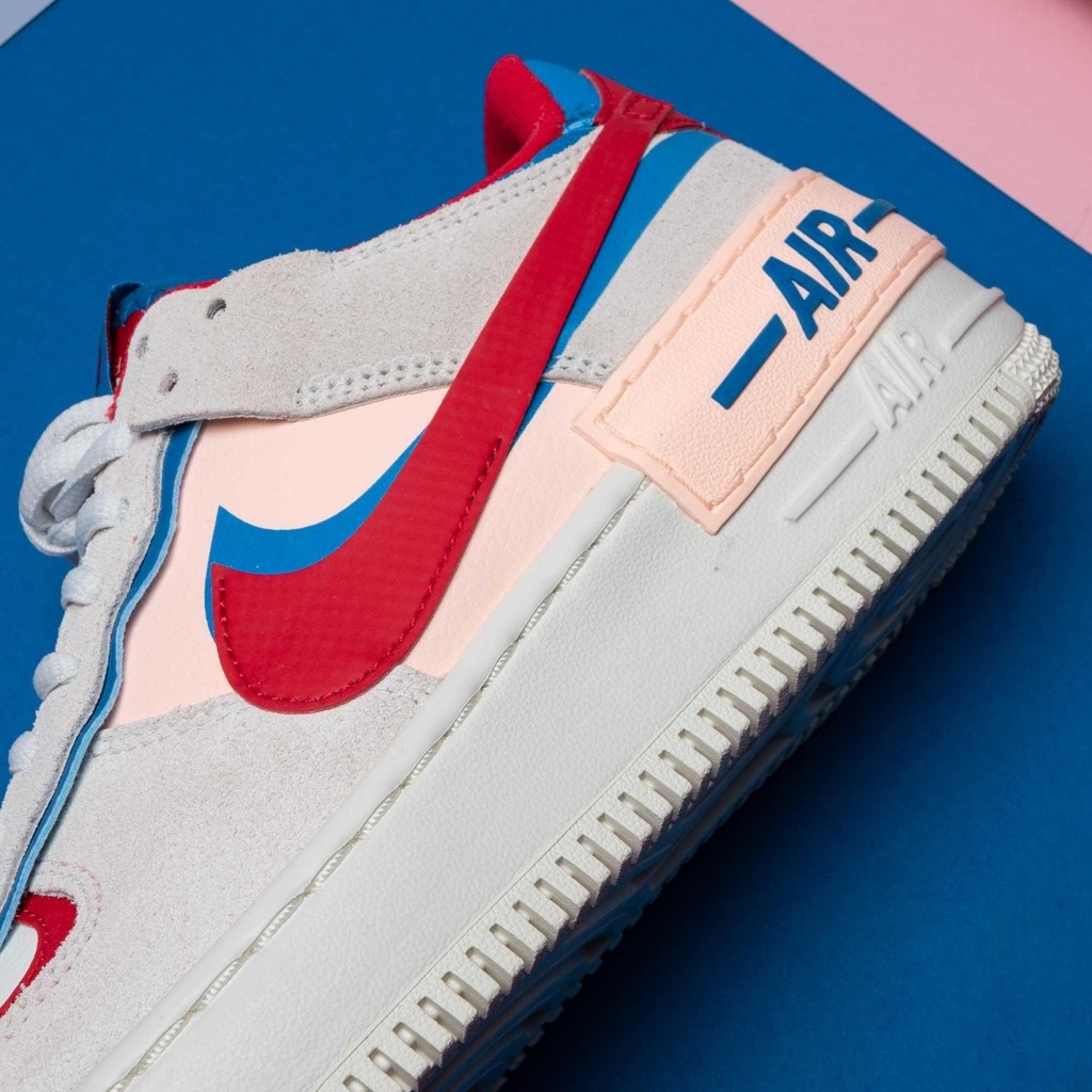 480 -  Giày Nike Air Force 1 Shadow Sail Royal Red CU8591 100 [HÀNG CHÍNH HÃNG]