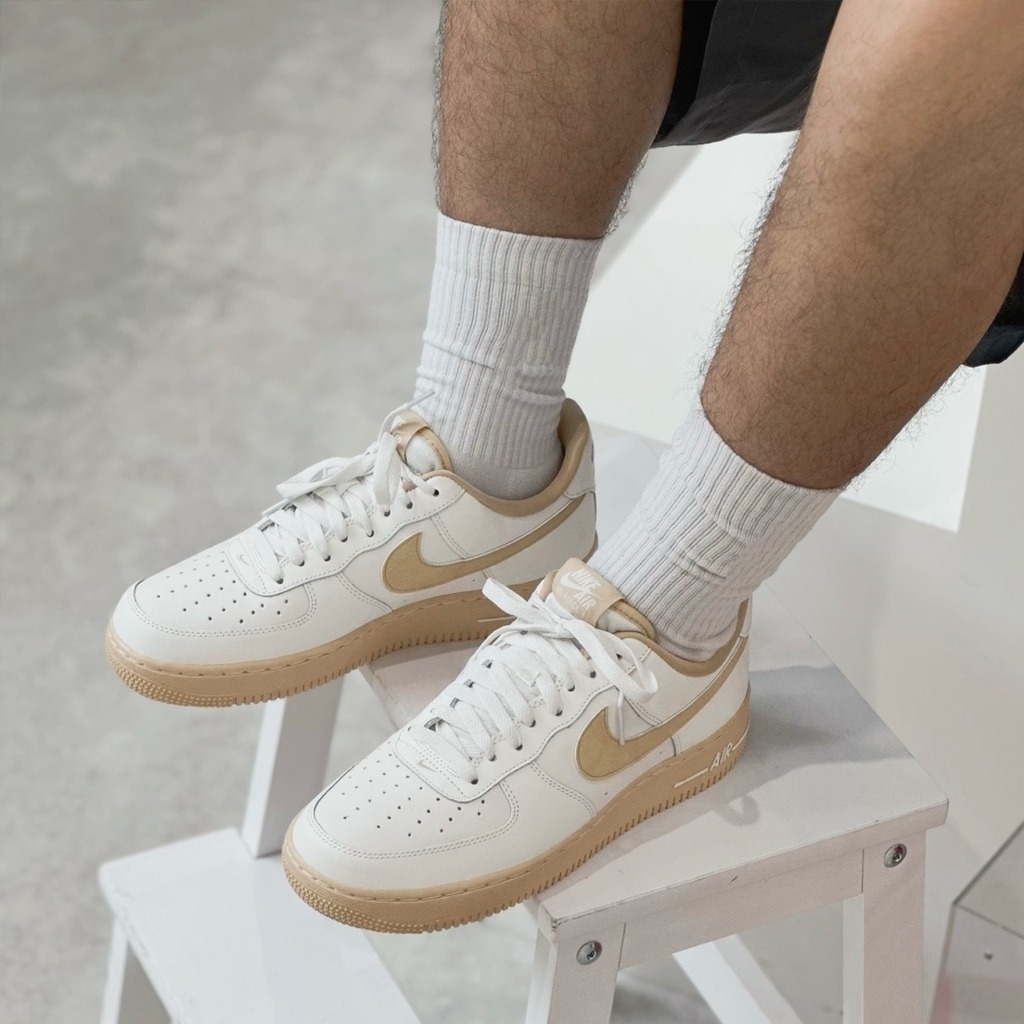 Beige Air Force White Tan Giày Nike Air Force Low 07 Sail Sesame