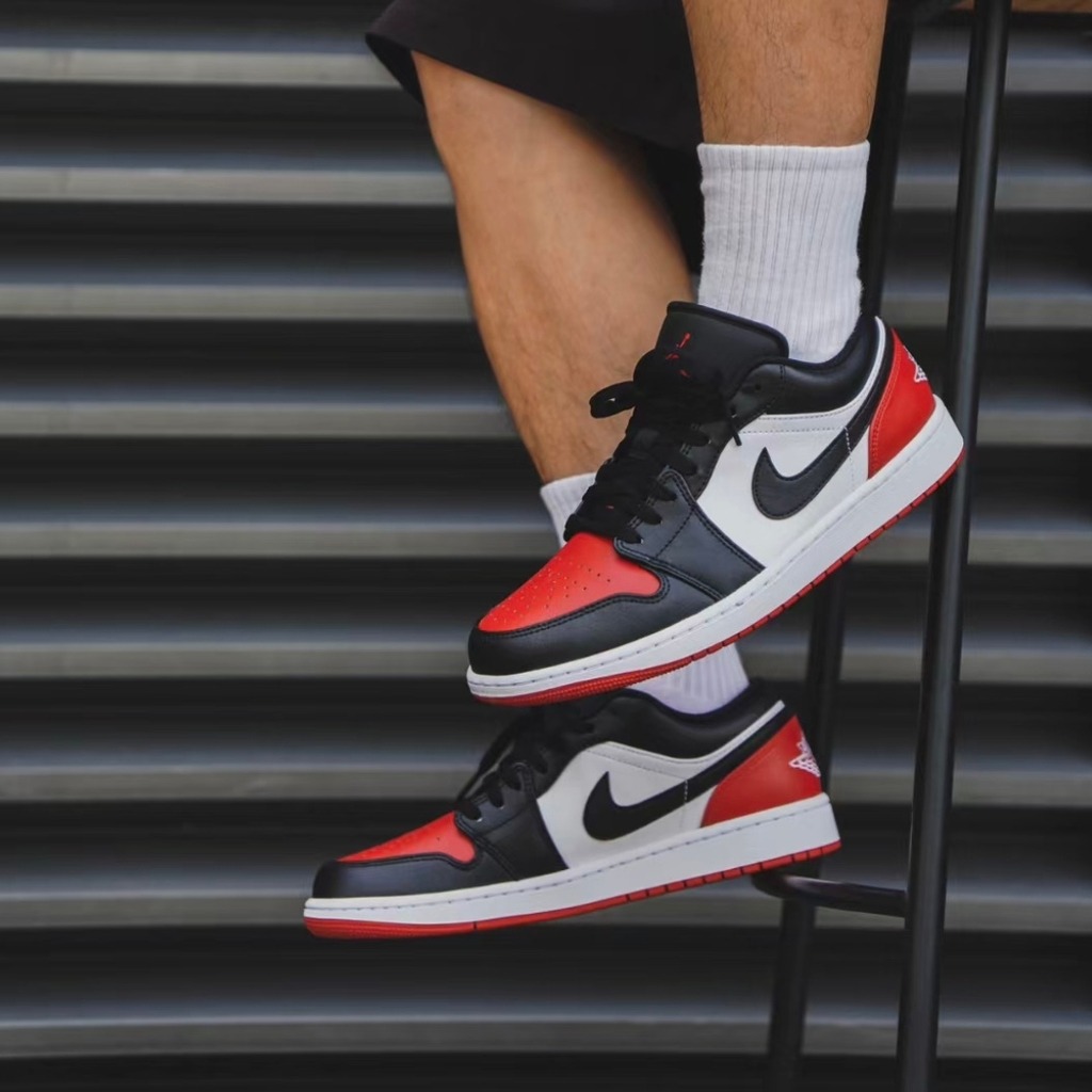 Giày Nike Jordan Low Bred Toe CHÍNH HÃNG GIÁ TỐT