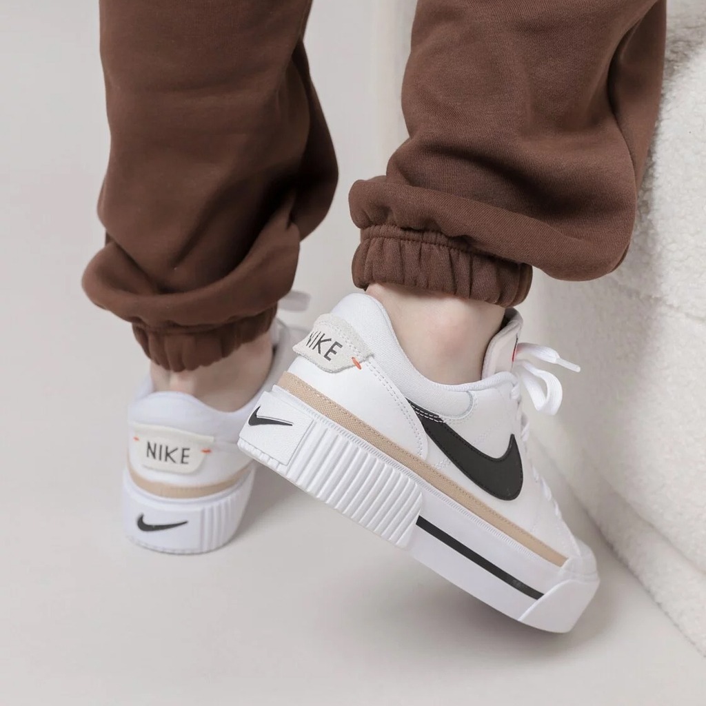 822 -  Giày Nike Court Legacy Lift White Black - Code DM7590-100 [HÀNG CHÍNH HÃNG]