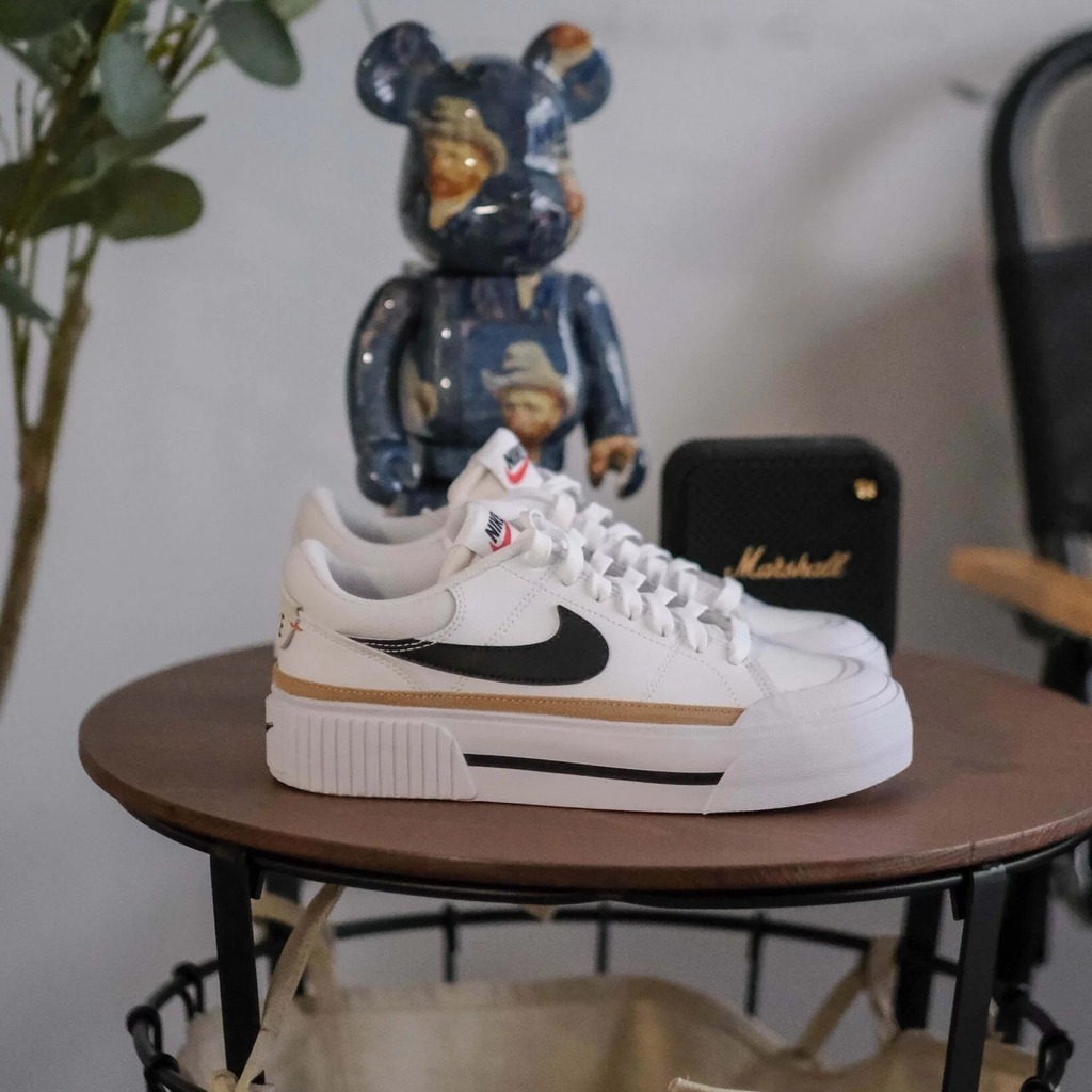 822 -  Giày Nike Court Legacy Lift White Black - Code DM7590-100 [HÀNG CHÍNH HÃNG]