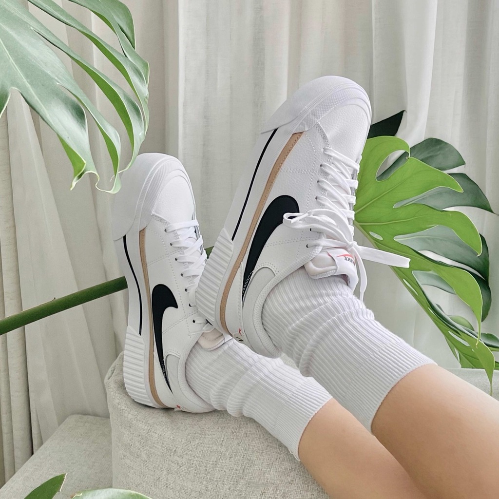 822 -  Giày Nike Court Legacy Lift White Black - Code DM7590-100 [HÀNG CHÍNH HÃNG]