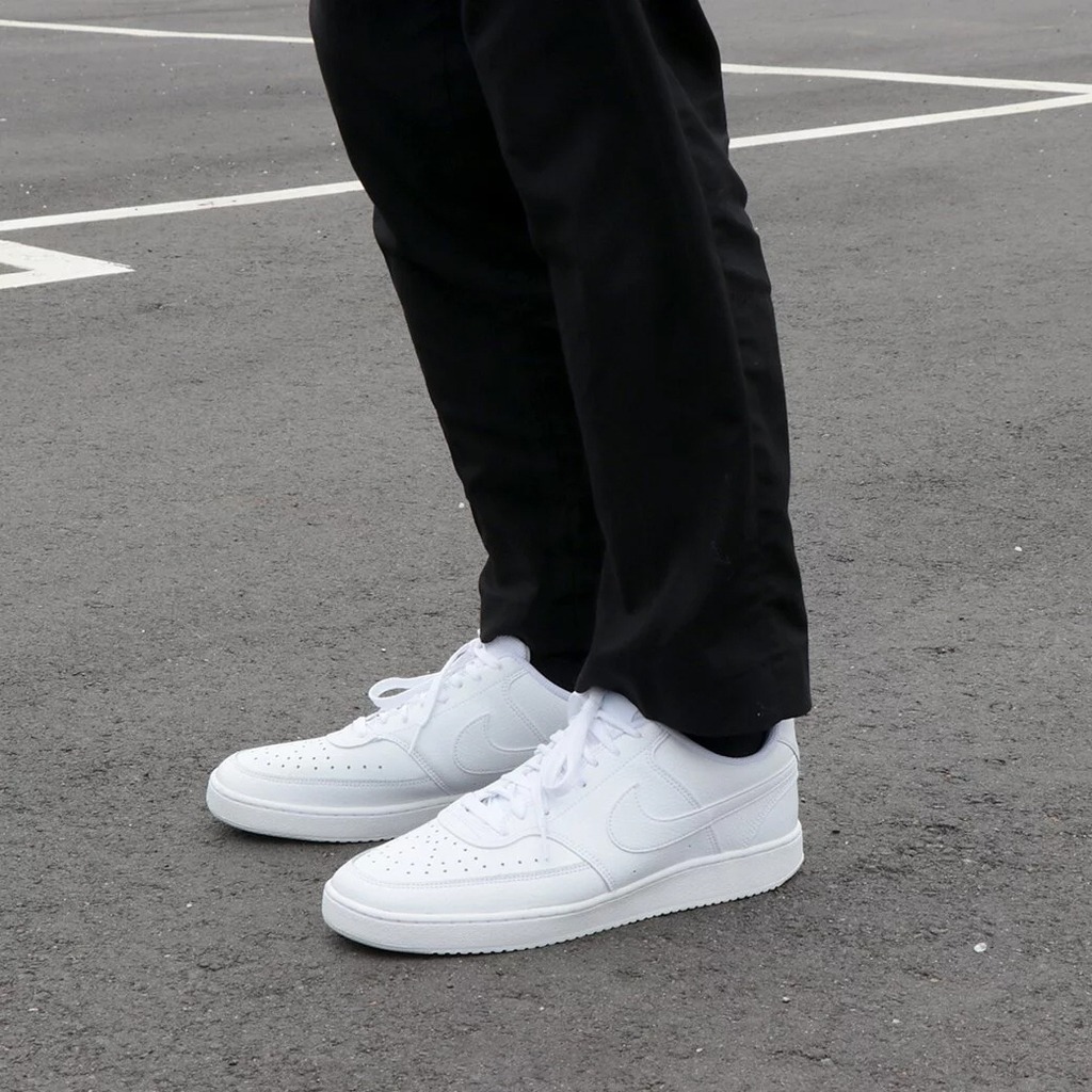 117- Giày Nike Court Vision All White DH2987-100 / DH3158-100 [HÀNG CHÍNH HÃNG]