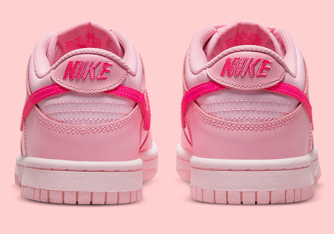 300 -  Giày Nike GS Dunk Low "Triple Pink" - DH9765-600 [HÀNG CHÍNH HÃNG]