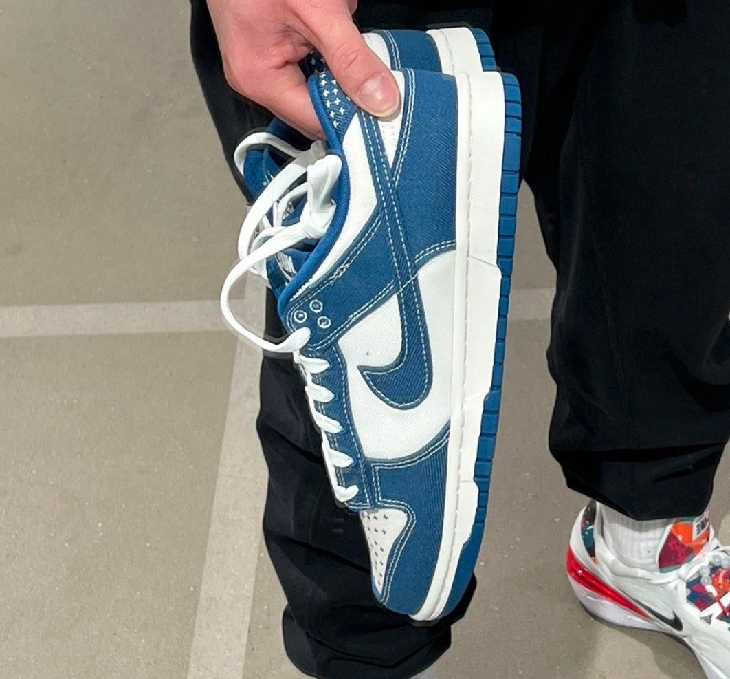 457 -  Giày Nike Dunk Low Sashiko Industrial Blue - Code DV0834 - 101 [HÀNG CHÍNH HÃNG]