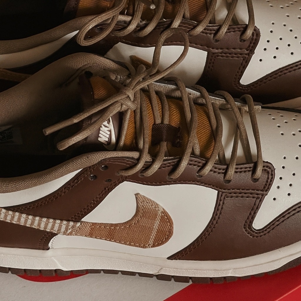 788 -  Giày Nike Dunk Low GS Plaid Brown Autumn - Code FV3653-191 [HÀNG CHÍNH HÃNG]