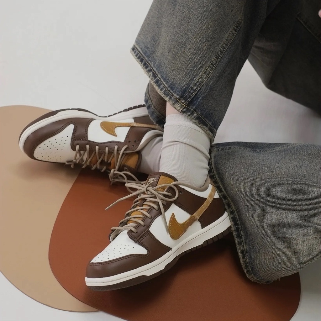 788 -  Giày Nike Dunk Low GS Plaid Brown Autumn - Code FV3653-191 [HÀNG CHÍNH HÃNG]