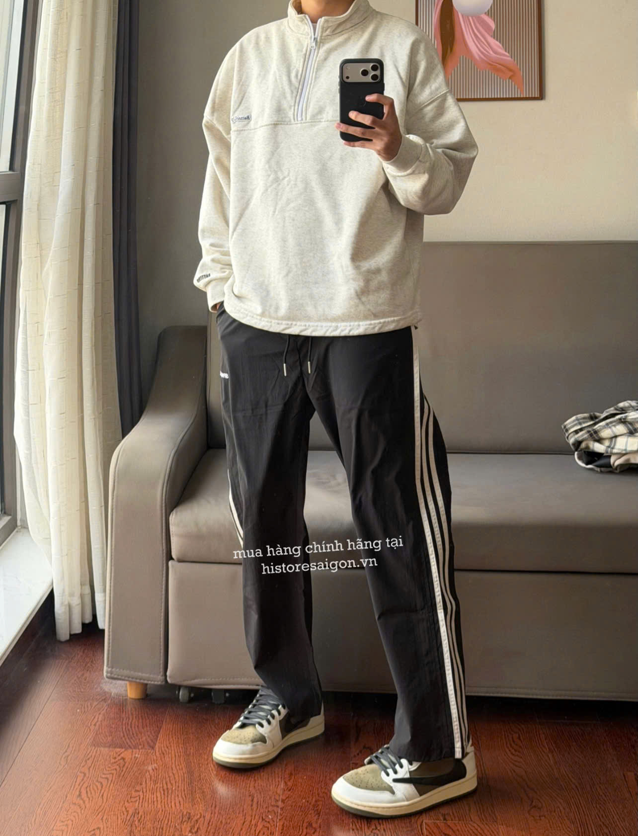 1985 - Giày Nike Air Jordan 1 Retro Low OG SP x Travis Scott Medium Olive DM7866-200 [HÀNG CHÍNH HÃNG]