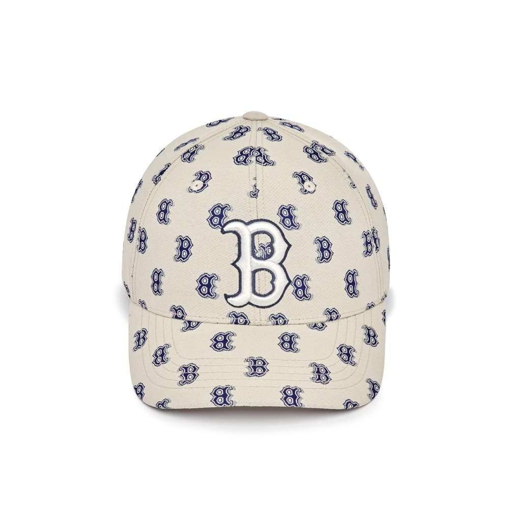 2056 - Nón MLB Monogram Classic Structure Ball Cap Boston Red Sox L.Beige 3ACPFF02N-43BGL [HÀNG CHÍNH HÃNG]