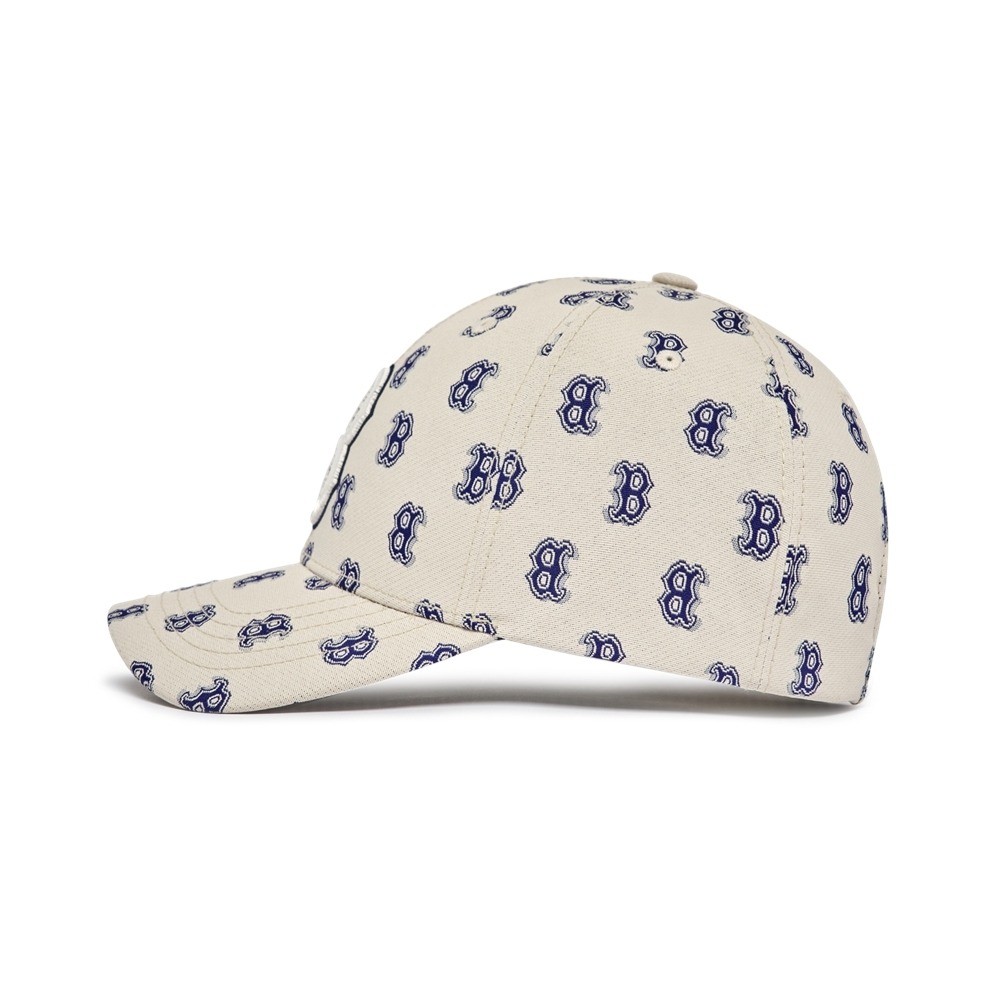 2056 - Nón MLB Monogram Classic Structure Ball Cap Boston Red Sox L.Beige 3ACPFF02N-43BGL [HÀNG CHÍNH HÃNG]
