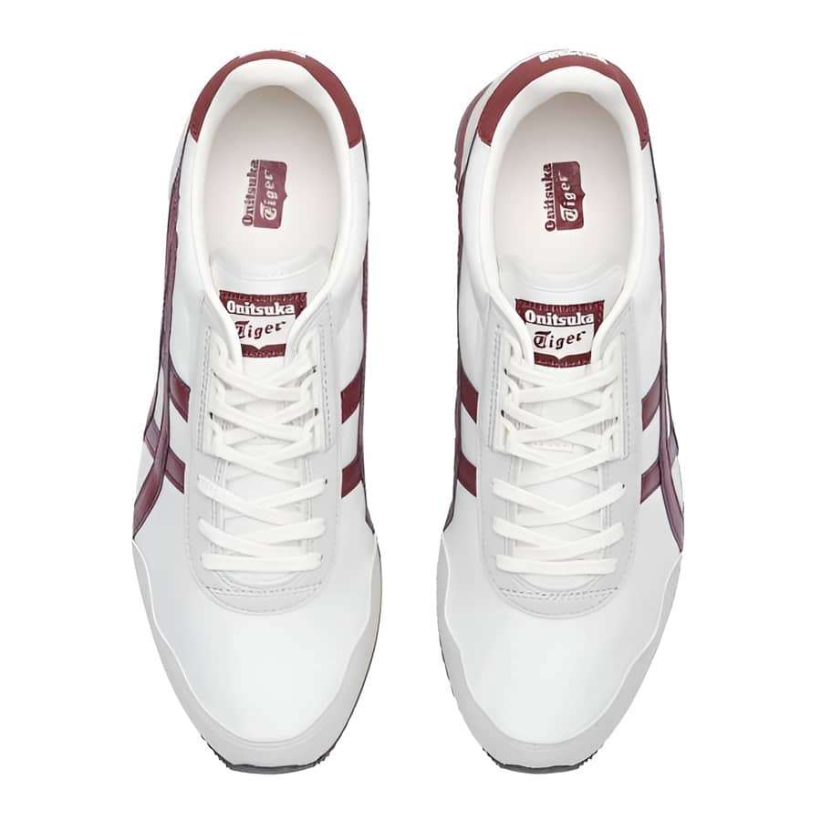 2096 - Giày Onitsuka Tiger Dualio Marathon Grey Burgundy 1183B545-201 [HÀNG CHÍNH HÃNG]