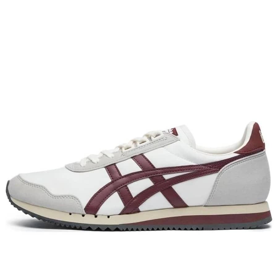 2096 - Giày Onitsuka Tiger Dualio Marathon Grey Burgundy 1183B545-201 [HÀNG CHÍNH HÃNG]