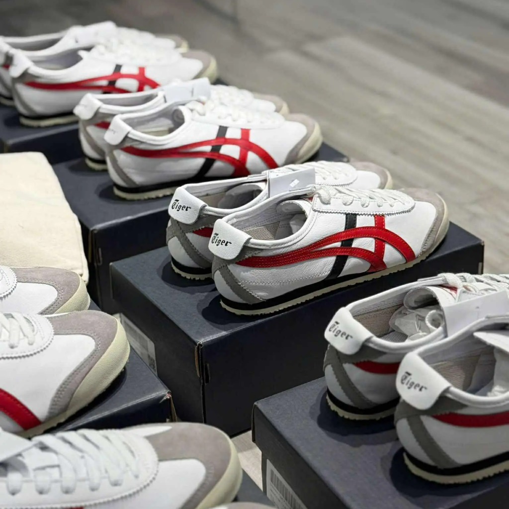 2663 - Giày Onitsuka Tiger Mexico 66 ‘White / Classic Red’ 1183C102-105 [HÀNG CHÍNH HÃNG]