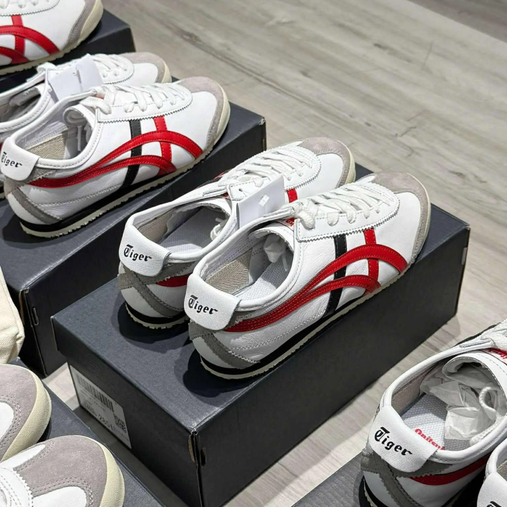 2663 - Giày Onitsuka Tiger Mexico 66 ‘White / Classic Red’ 1183C102-105 [HÀNG CHÍNH HÃNG]