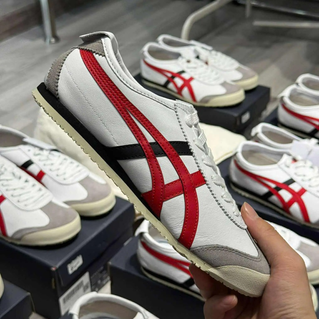2663 - Giày Onitsuka Tiger Mexico 66 ‘White / Classic Red’ 1183C102-105 [HÀNG CHÍNH HÃNG]
