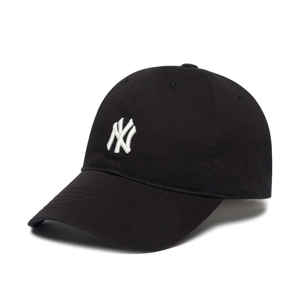 419 -  Nón MLB Unstructured Ball cap - Đen - Ny Trắng Nhỏ [HÀNG CHÍNH HÃNG]