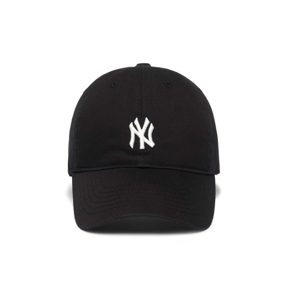 419 -  Nón MLB Unstructured Ball cap - Đen - Ny Trắng Nhỏ [HÀNG CHÍNH HÃNG]
