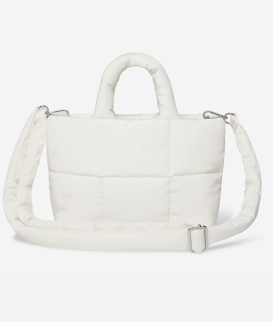 594 -  Túi Tote Nữ WHOAU Padded Square Tote Bag - Trắng -WHBGD4V31A3999900 [HÀNG CHÍNH HÃNG]