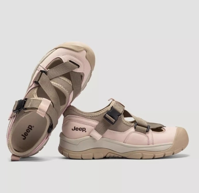 2104 - Giày Sandals Jeep Functional Hiking Outdoor 'Begie' PD243WAS1035 [HÀNG CHÍNH HÃNG]