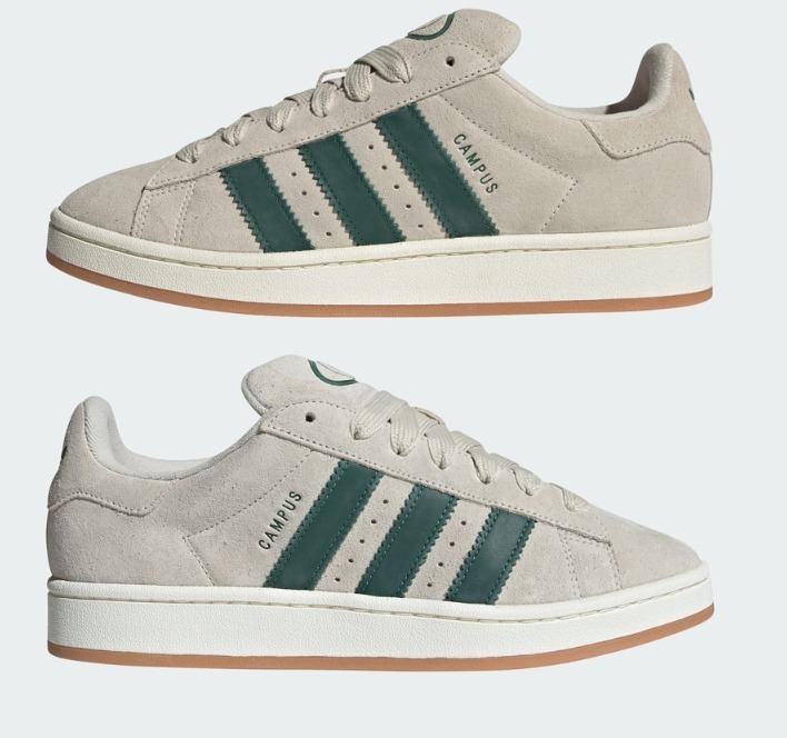 2178 - Giày Adidas Campus 00s Off-White Dark Green IH5021 [HÀNG CHÍNH HÃNG]