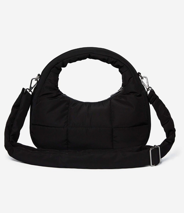 596 -  Túi Đeo Chéo Nữ WHOAU Padded Hobo Bag Ivory Màu Đen - WHBGD4V11A3999900 [HÀNG CHÍNH HÃNG]