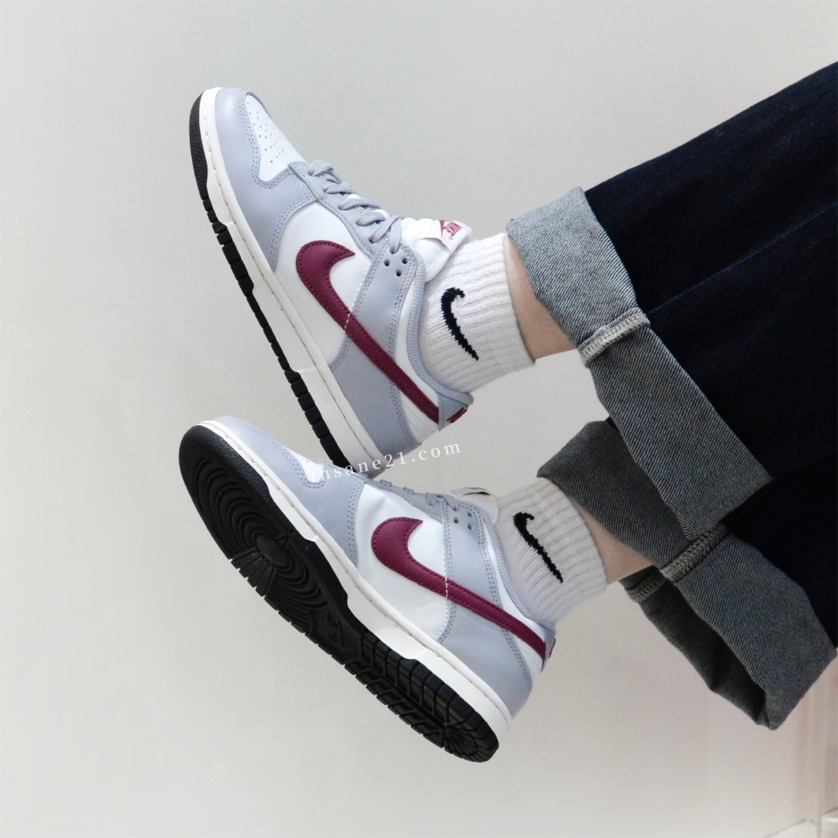 313 -  Giày Nike WMNS Dunk Low "Grey/Red" - DD1503-122 [HÀNG CHÍNH HÃNG]