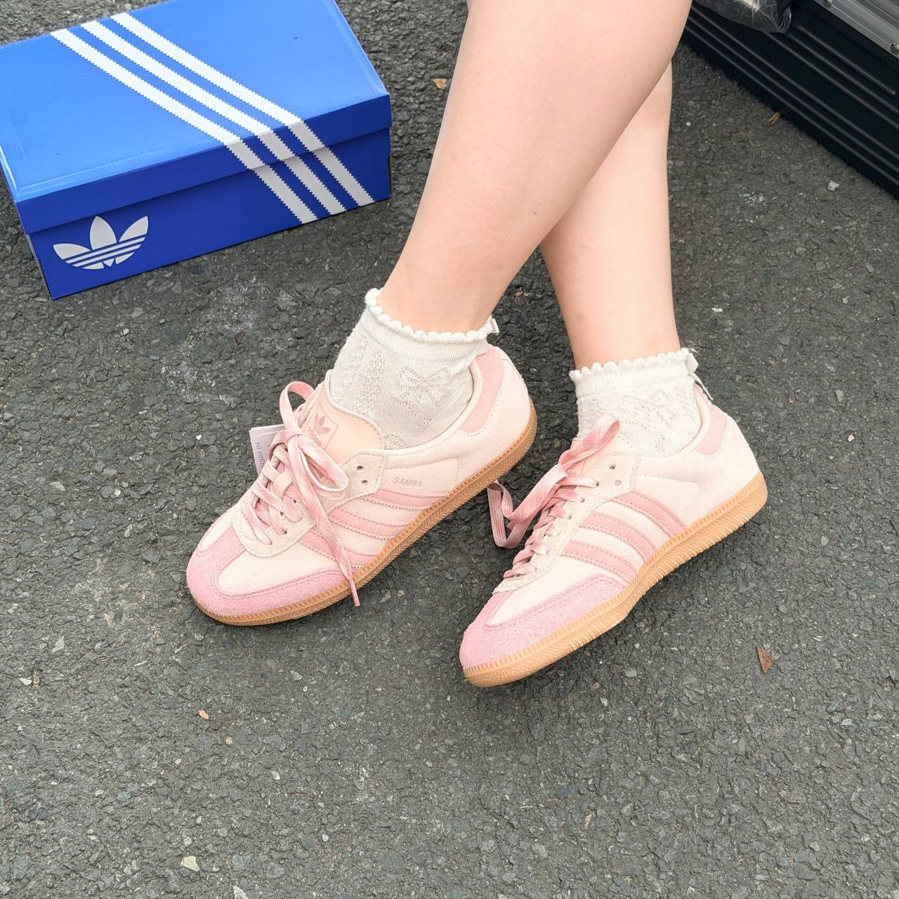 2032 - Giày Adidas Samba OG Wonder Quartz Mauve JR8874 [HÀNG CHÍNH HÃNG]