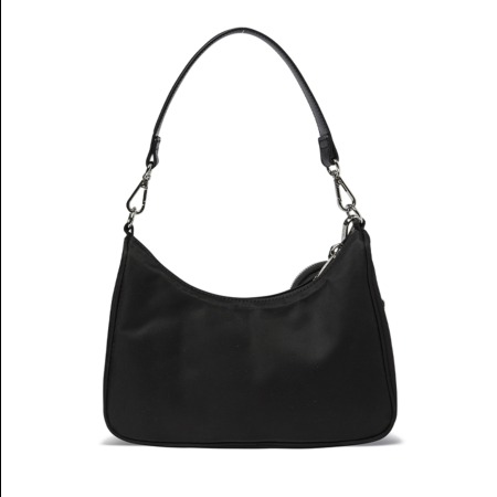 1075 -  Túi Life Work Jagard Nylon Hobo Bag Black - Túi Kẹp Nách - Code LW245BG75040F [HÀNG CHÍNH HÃNG]