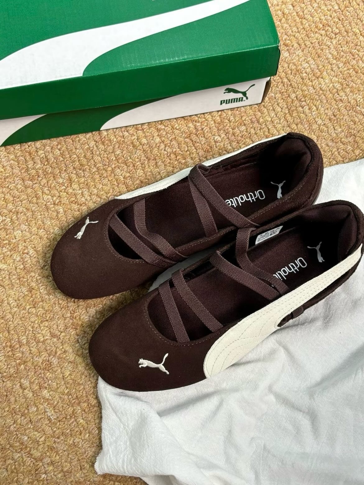 2727 - Giày Puma Speedcat Ballet ‘Dark Chocolate’ 406758-02 [HÀNG CHÍNH HÃNG]