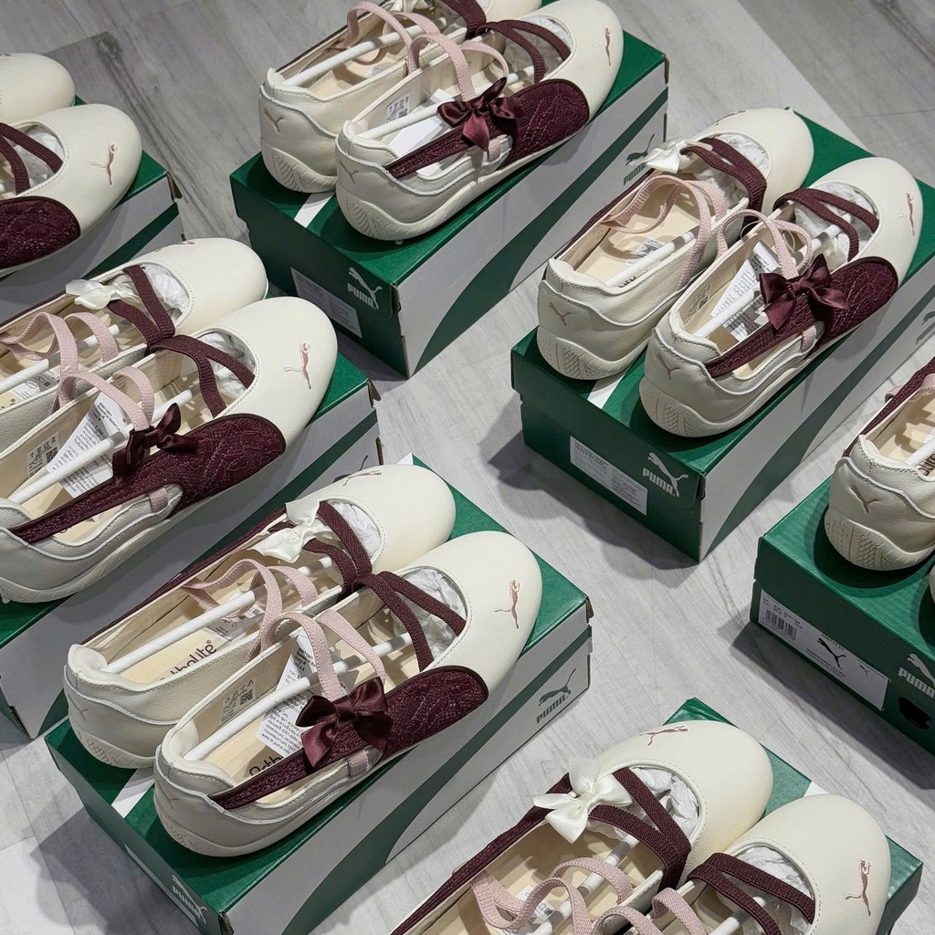 2189 - Giày Puma Speedcat Ballet Lace Ruby Shimmer 408719-01 [HÀNG CHÍNH HÃNG]