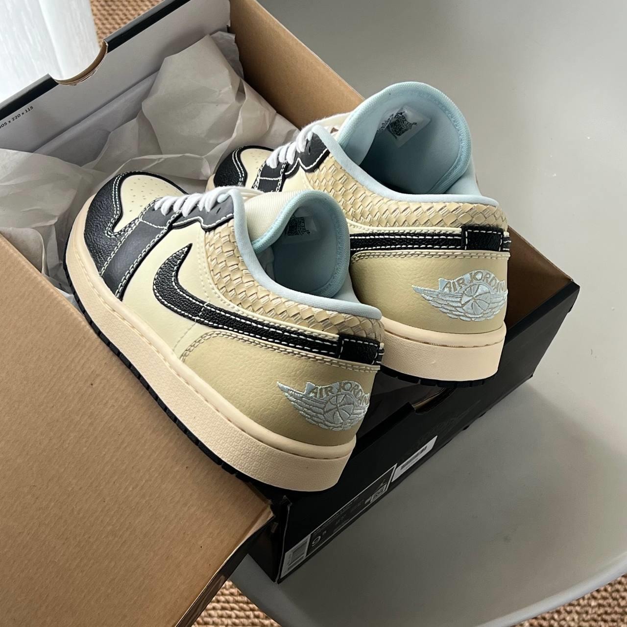 1377 - Giày Nike Air Jordan 1 Low SE Coconut Milk Black HQ3437-101 [HÀNG CHÍNH HÃNG]