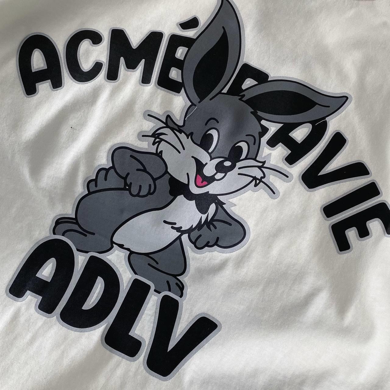 1860 - Áo ADLV Cartoon Rabbit Trắng ADLV23SS-SSACTB-CRM [HÀNG CHÍNH HÃNG]