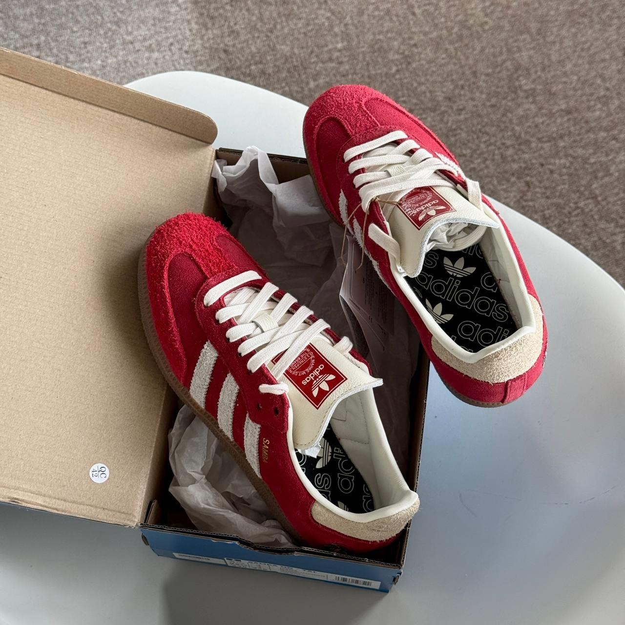 1344 - Giày Adidas Samba Tal Better Scarlet Off White IG8905 ''Talchum Pack ‑ Scarlet'' [CHÍNH HÃNG]
