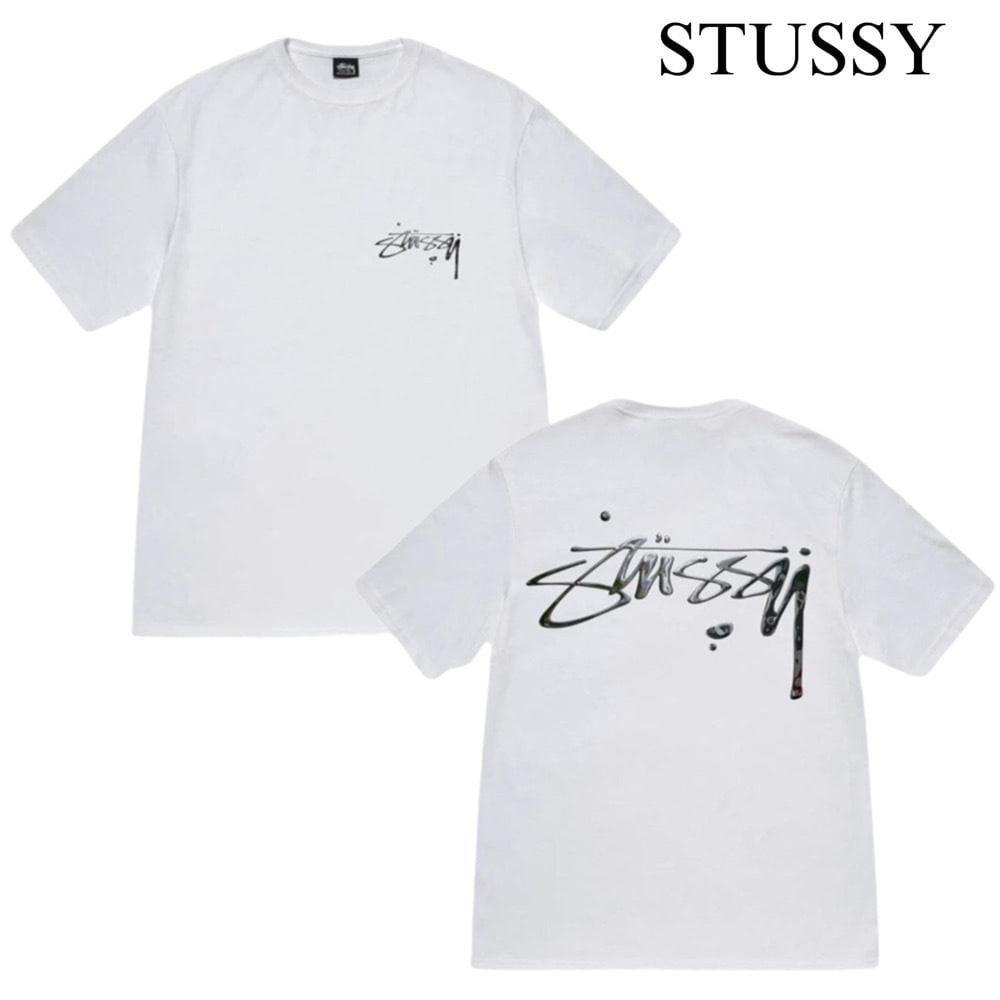 1213 - Áo Stussy Mercury - Trắng White - Code 1904983 [HÀNG CHÍNH HÃNG]