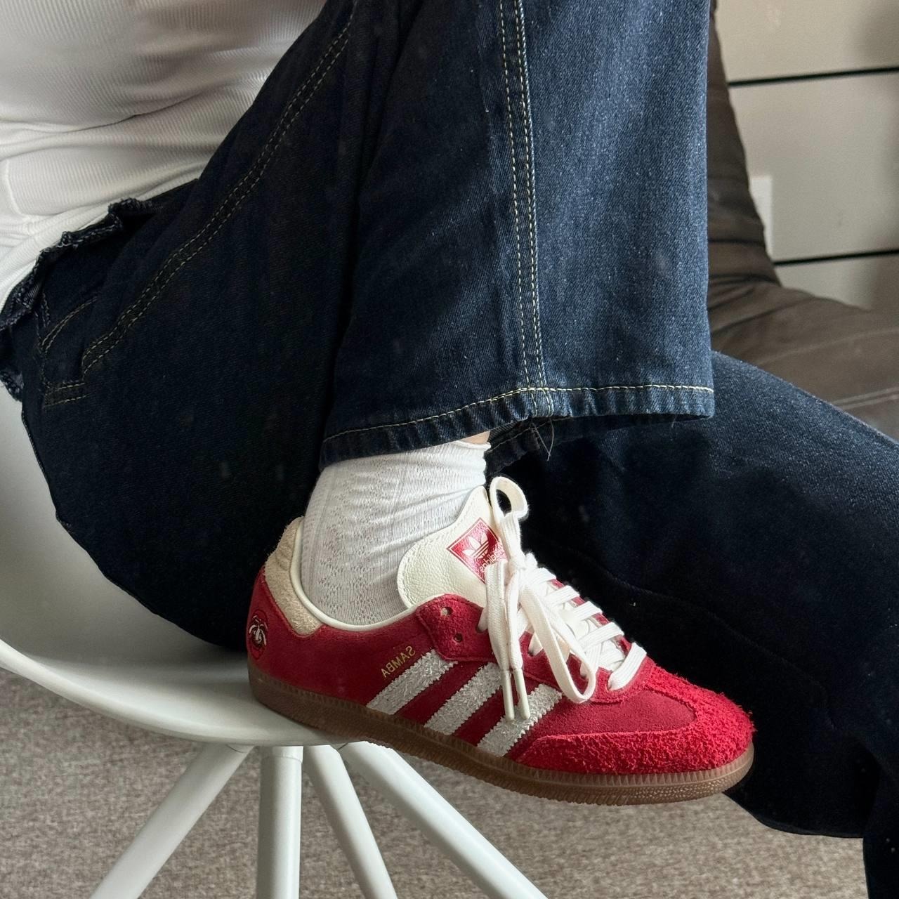 1344 - Giày Adidas Samba Tal Better Scarlet Off White IG8905 ''Talchum Pack ‑ Scarlet'' [CHÍNH HÃNG]