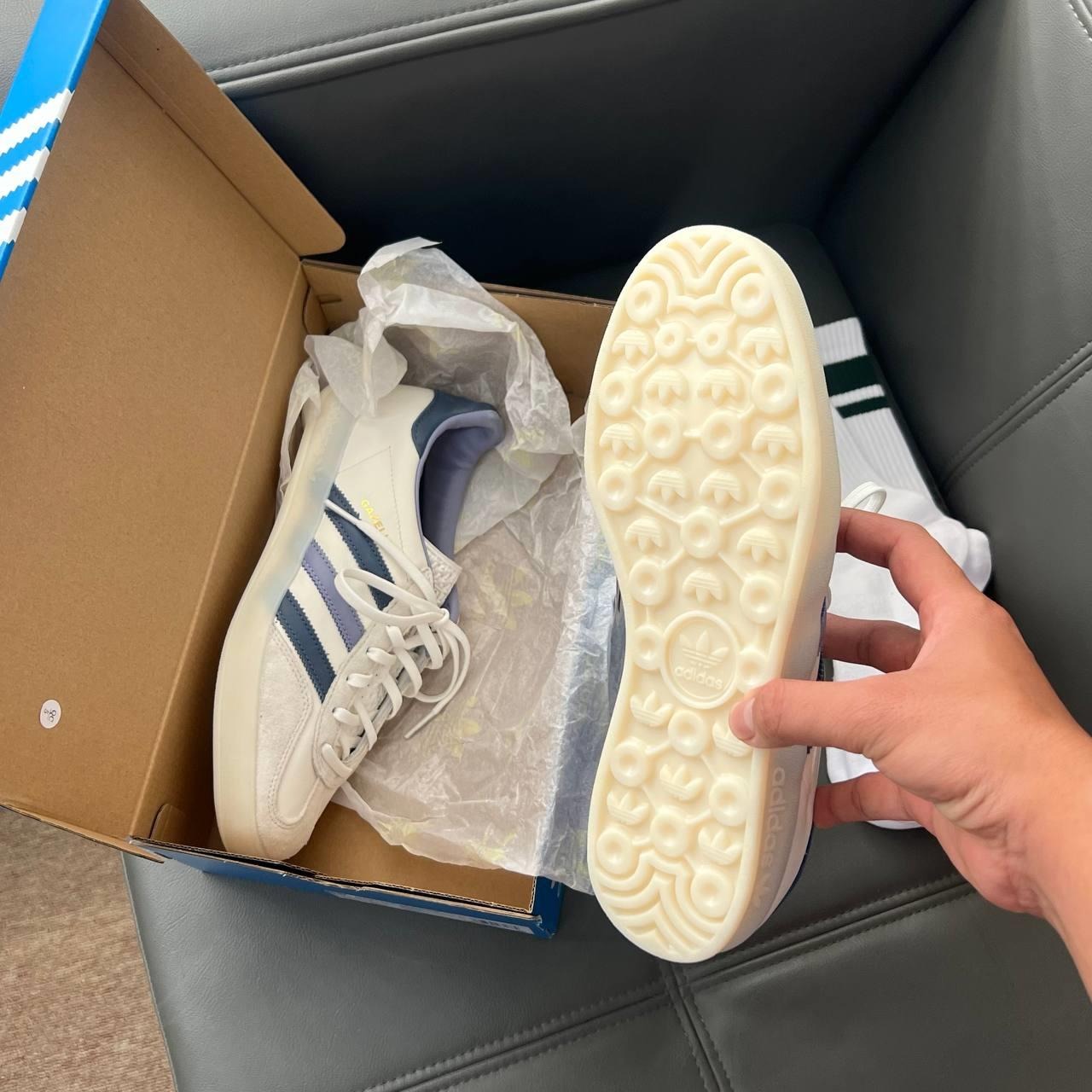 2175 - Giày Adidas Gazelle Indoor ‘White Navy’ IG1643 [HÀNG CHÍNH HÃNG]