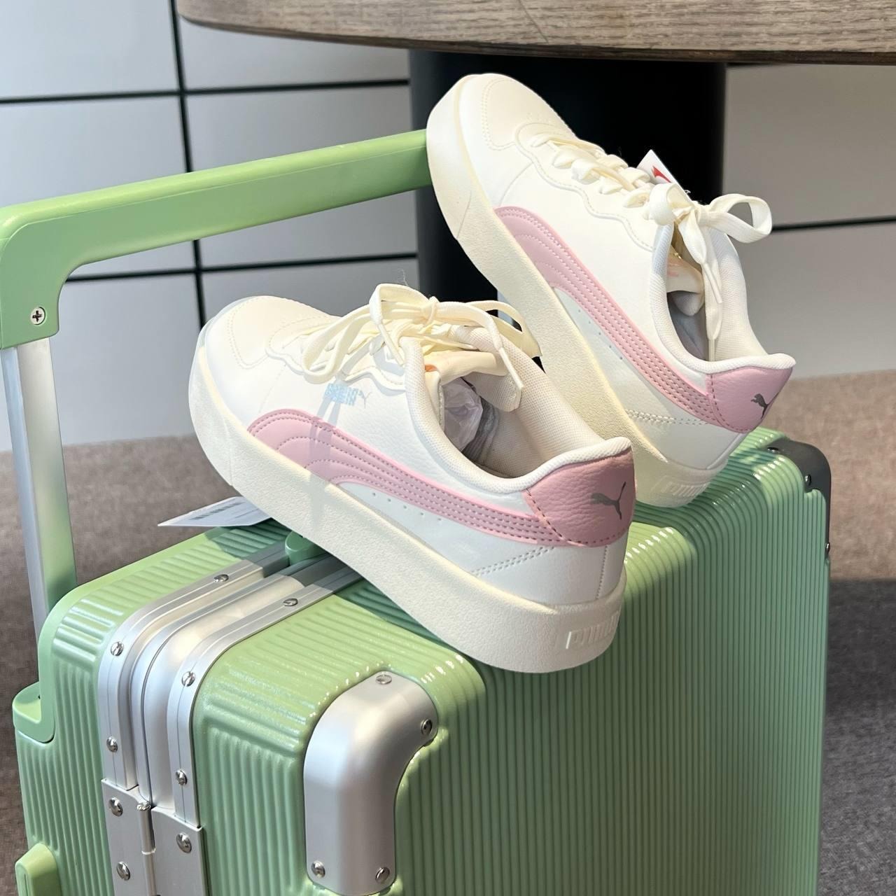 1557 - Giày Puma Skye Clean Peachskin Pink 380147-05 [CHÍNH HÃNG]