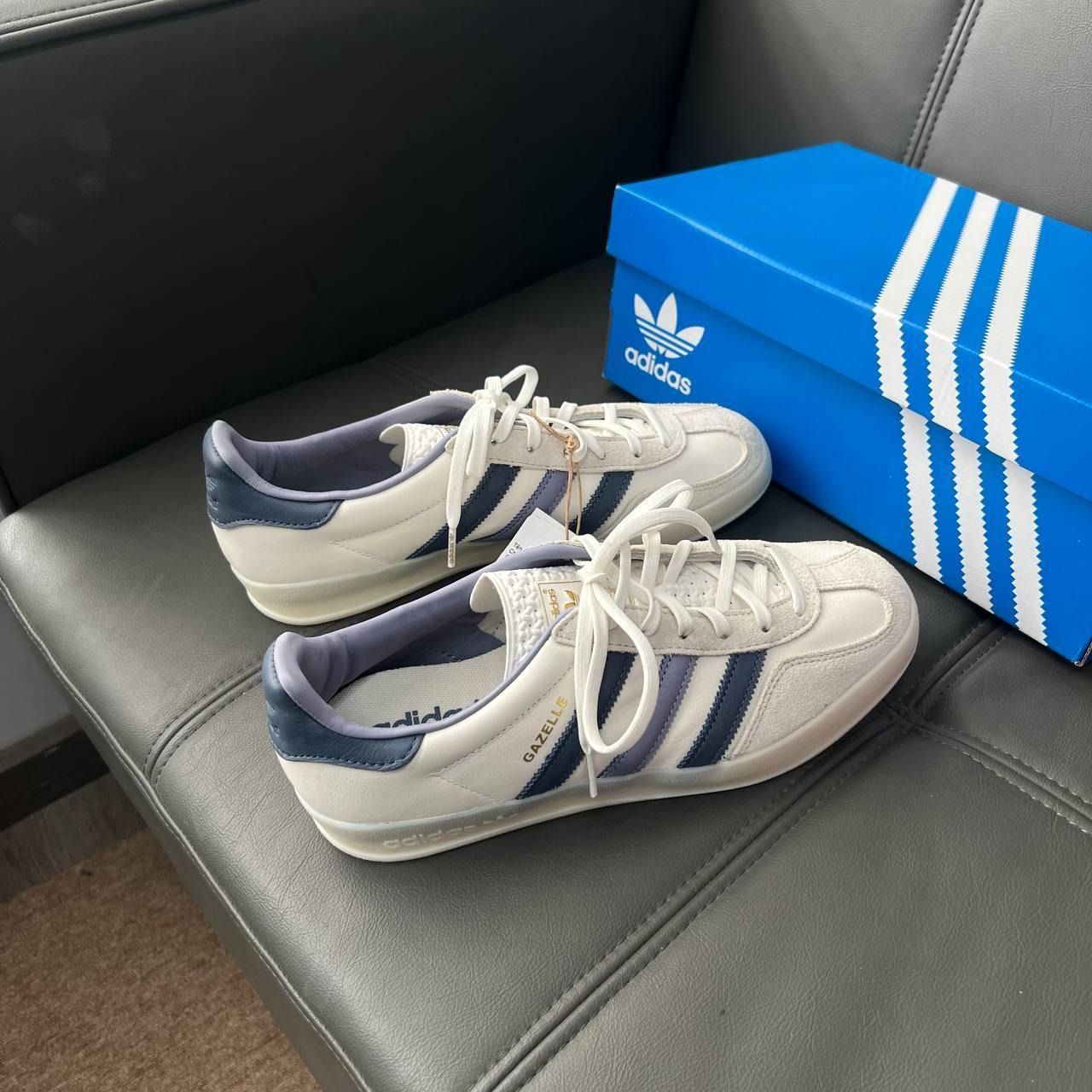 2175 - Giày Adidas Gazelle Indoor ‘White Navy’ IG1643 [HÀNG CHÍNH HÃNG]