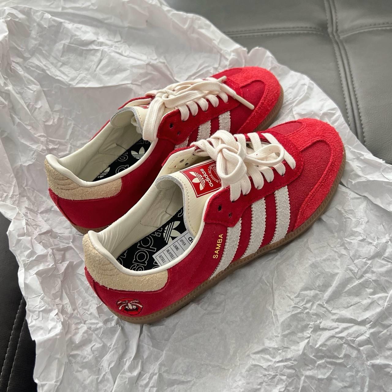 1344 - Giày Adidas Samba Tal Better Scarlet Off White IG8905 ''Talchum Pack ‑ Scarlet'' [CHÍNH HÃNG]