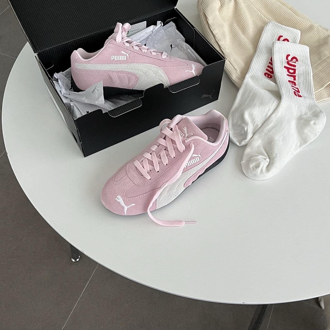 2605 - Giày Puma Speedcat OG 'Pink White' 398846-04 [HÀNG CHÍNH HÃNG]